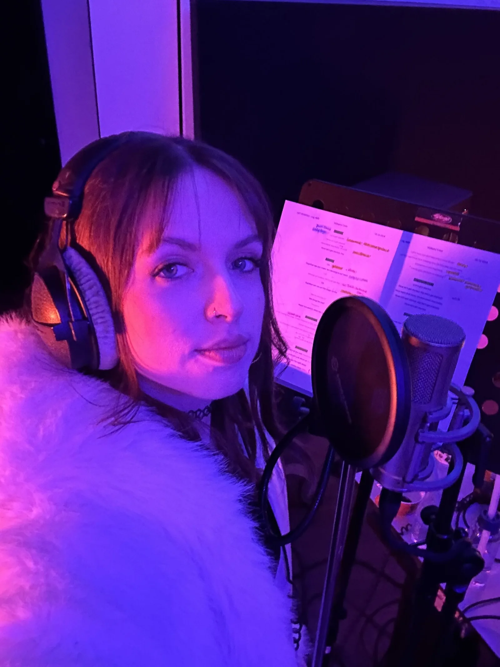 Studio session